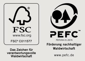 FSC und PEFC Logo - Tischler Hamburg Nachhaltigkeit